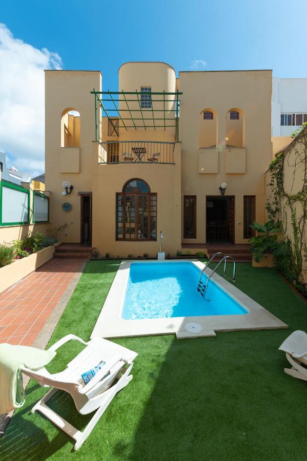 The Yellow House - Solarium - Climatized Pool Gáldar Eksteriør bilde